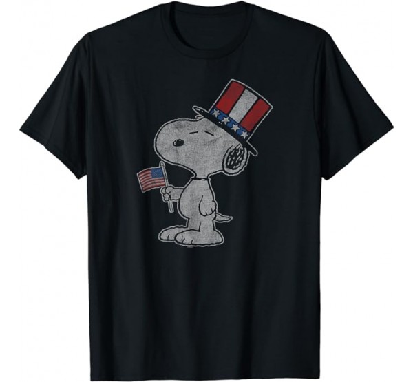 Peanuts American Snoopy T-Shirt Peanuts American Snoopy T-Shirt